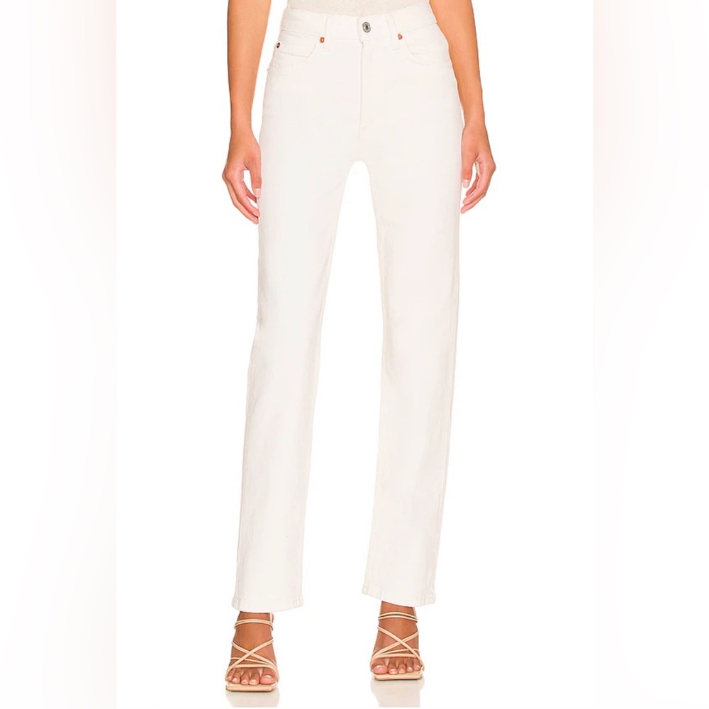Re/Done 70s Straight Jeans in Vintage White